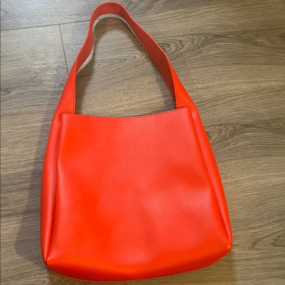 Shiseido Red Hobo Bag - Picture 10 of 15